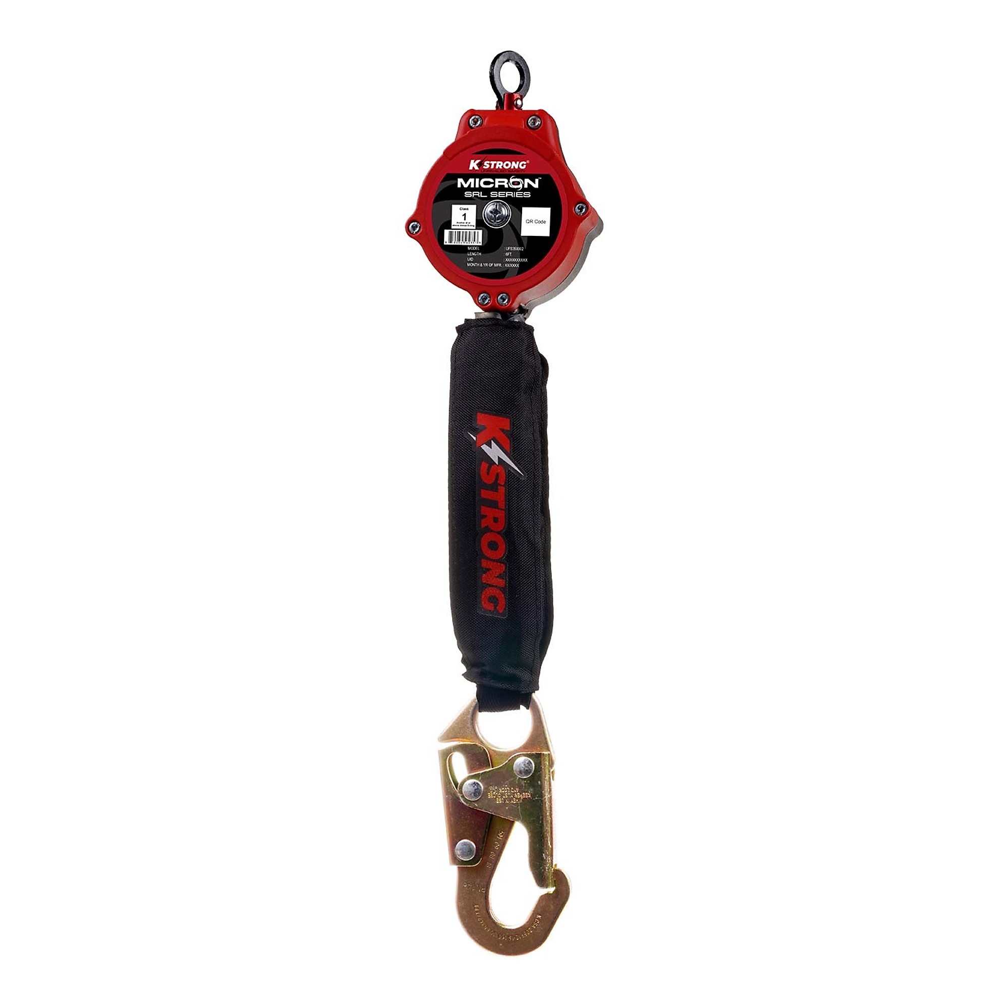 KStrong Micron 6ft. SRL with Snap Hook — ANSI, Dyneema Webbing, 310-Lb. Capacity, Model# UFS350002
